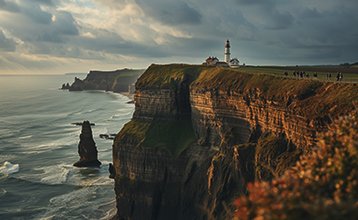 Normandy cliffs and beaches